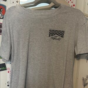 SHEIN Light Gray Short Sleeve Tee